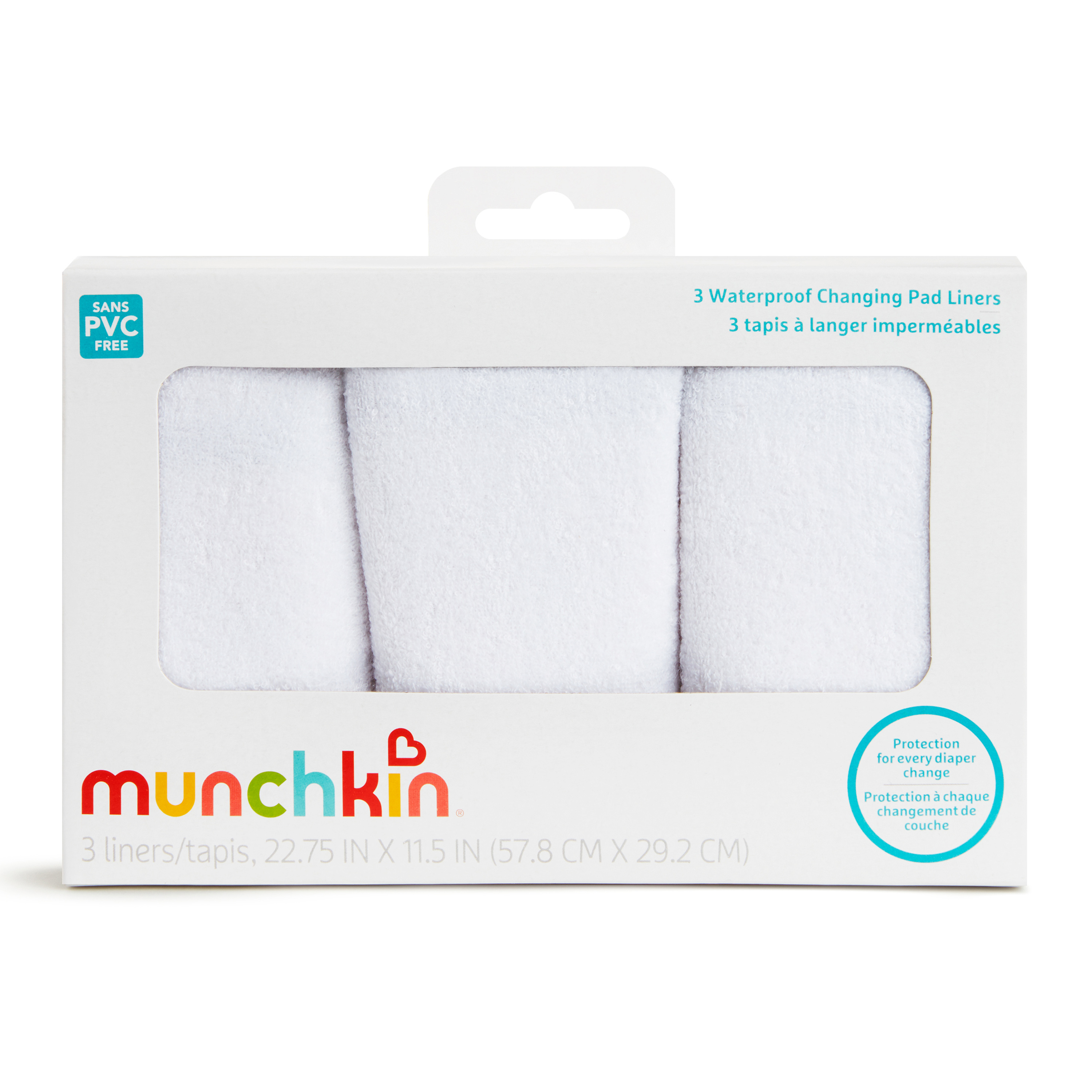 Munchkin Waterproof Changing Pad Liners, 3 Pack photo 5