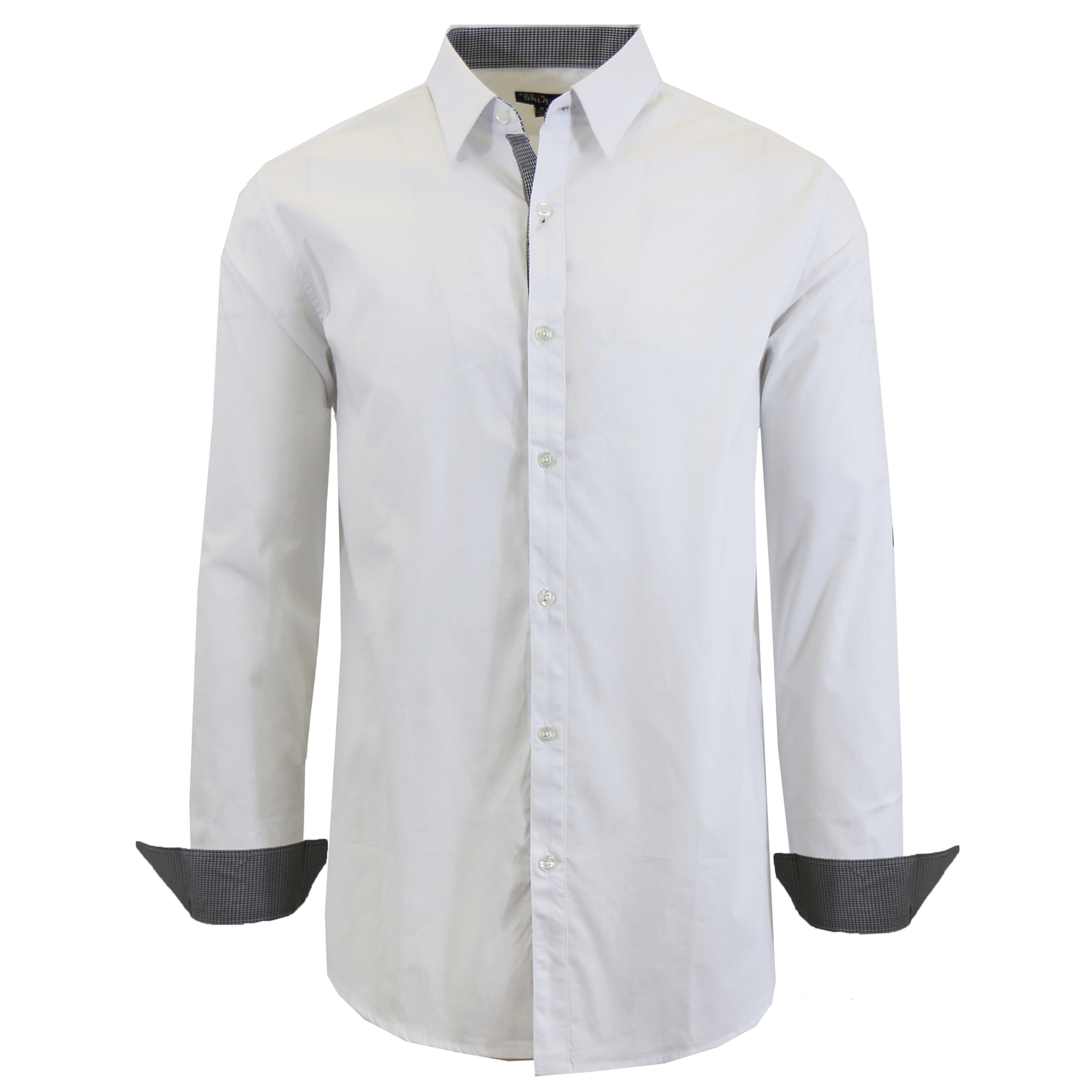 Men's Long Sleeve Stretch Cotton Dress Shirts