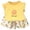 H407-Yellow, variant on TOWED22 Infant Baby Girl Clothes 2 Piece Graphic Print Ruffle Sleeve Top Tank and High Waist Shorts Set Summer Outfits Soft Everyday Clothing(Blue,18-24 M)