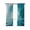 Blue, variant on Teal Blue Coastal Wave Blackout Curtains, Light Blocking Print Window Curtains, Modern Summer Ocean Beach Sea Thermal Insulated Window Drapes for Living Room Kitchen Cafe 2 Panels, 84"W x 63"L