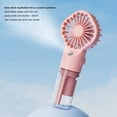 thumbnail image 3 of Handheld Fan Misting Fan, Portable Mini Water Fan Handheld Misting Fan USB Rechargeable Water Spray Mist Fan With 4 Gear Speed, 3 of 8