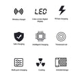 thumbnail image 4 of Viflosae PD Fast Charging LED Color Display Wireless Charging QC3.0 8 USB Ports Savings on flyer items, 4 of 8