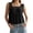 Black [summer clearance sales], variant on haizhen Cropped Tank Tops for Women Loose Fit Side Tie Ruffle Lace Flowy Sleeveless Tops Cami Shirts Casual Summer Going Out Crop Fashion Clothing Purple, S