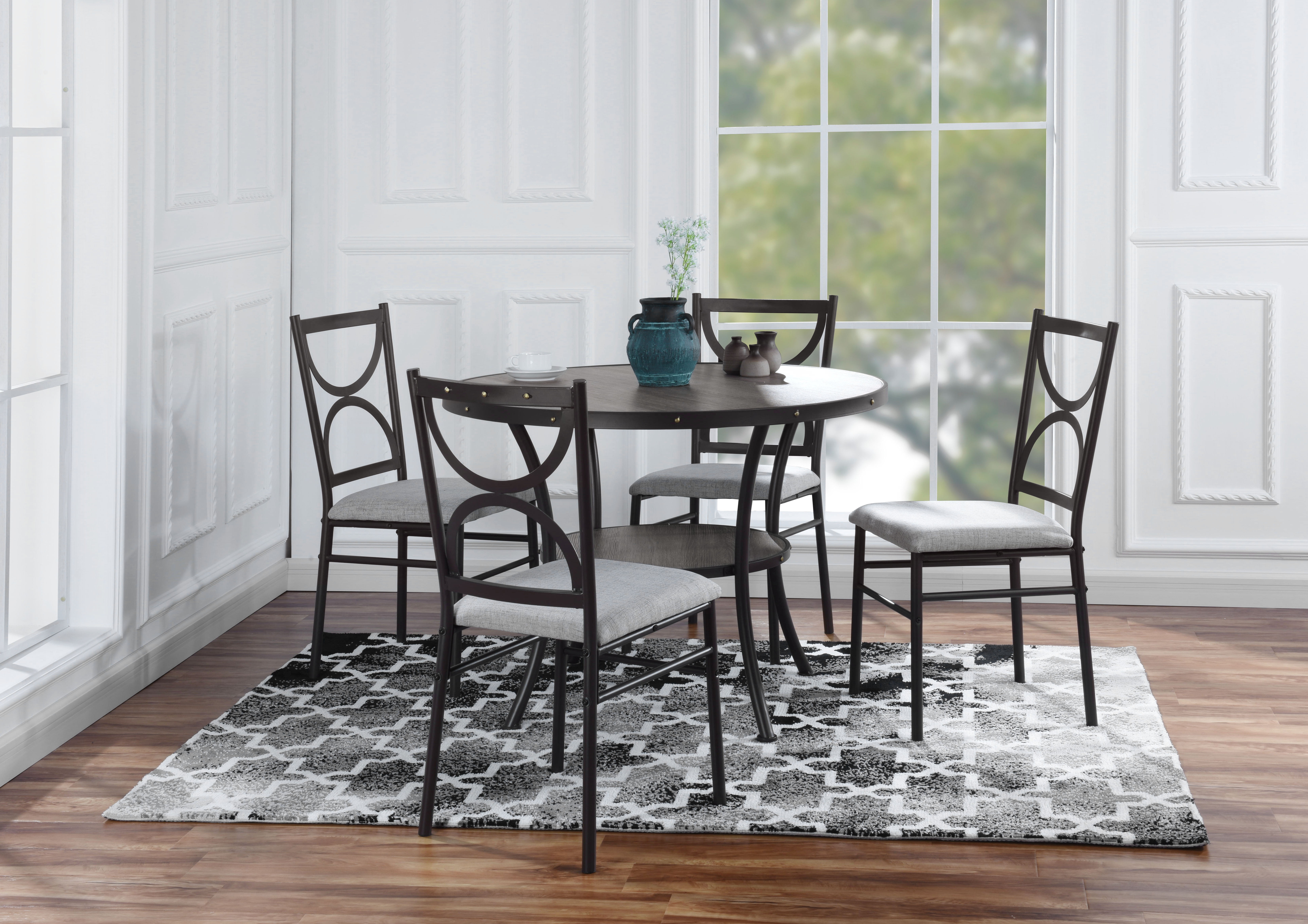 kitchen table with padded chair