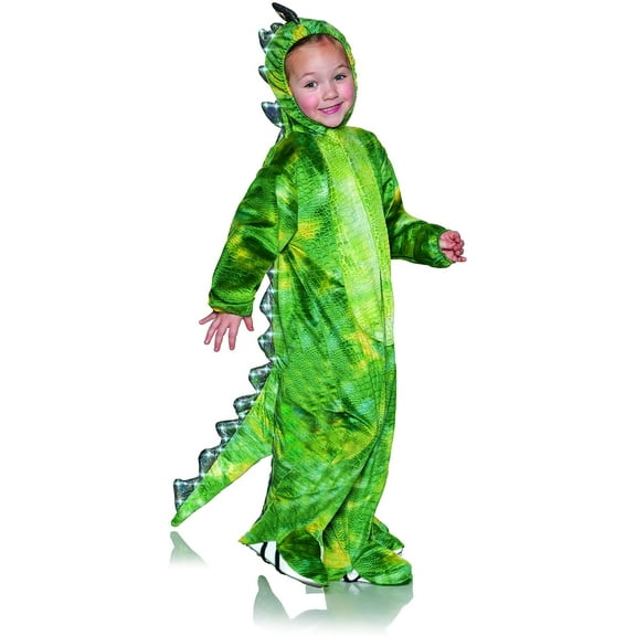 T-Rex LED Light Up Dinosaur Printed Jumpsuit Child Costume | Medium