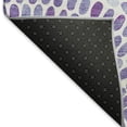 thumbnail image 3 of Addison Rugs Mayfield Washable Coastal Dotted Arches Purple Rectangle Rug, 2'6" x 3'10", 3 of 6