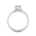 thumbnail image 3 of BEST Jewel 1.5 Ct Moissanite Engagement Ring - 14K White Gold Plated Princess Cut Knife Edge Shank Ring for Women's - Classic Proposal Ring for Women's - Solitaire Engagement Ring, 3 of 3