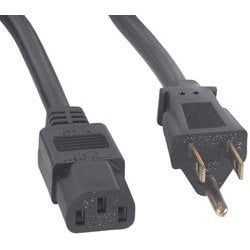 Cordon d'Alimentation IEC 6 Pieds pour Ordinateurs TVs etc.