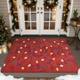 thumbnail image 5 of RUGKING Christmas Rug for Living Room Bedroom 4x6 Red Holiday Decorative Rug for Dining Room Foyer Colorful Christmas Lights Printed Xmas Decor Washable Non Slip, 5 of 8