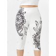 thumbnail image 2 of Leggings Cortos Talla Extra Estampado Floral Rosegal Leggings de talla grande, 2 of 5