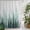 Green, variant on Grey Forest Shower Curtain - Water Repellent Fabric Shower Curtains Washable, Gray Ombre Trees Watercolor Pine-Trees Decorative Polyester Cloth Bathroom Curtains Modern Bath Decor 36"x72"