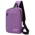 thumbnail image 1 of Men's Sling Bag Splash-proof USB Port Reflective Strip Chest Bag Sling Backpack, 1 of 3