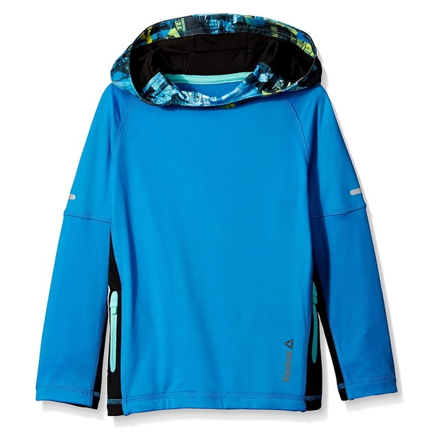 Camiseta gráfica con capucha estampada para niños de Reebok bluebird 4