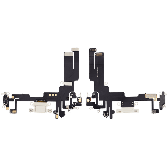 Replacement Charging Port Flex Cable Compatible For iPhone 14 (Aftermarket Plus) (Starlight)