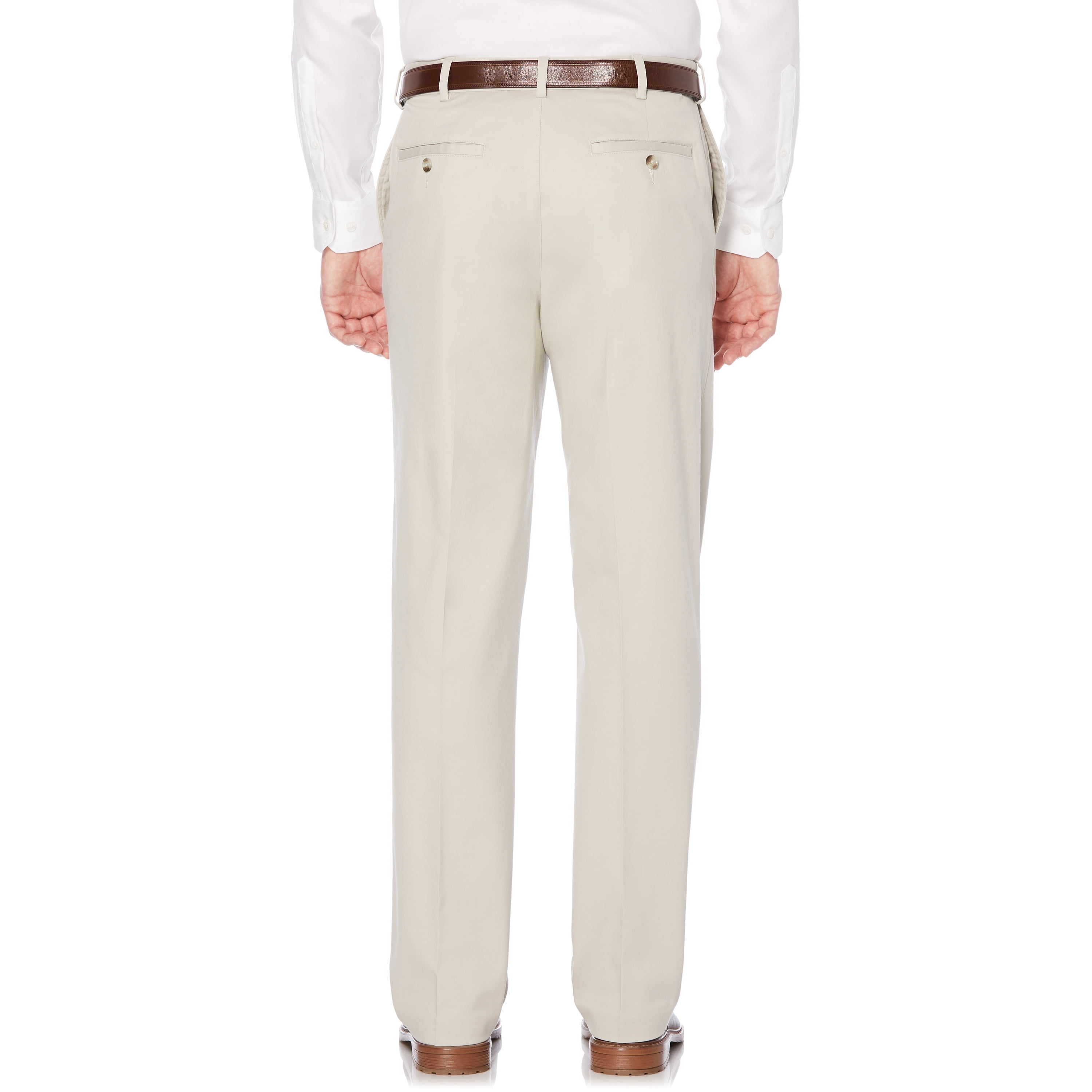Savane Men's Big & Tall Flat Front Ultimate Performance Chino Pants