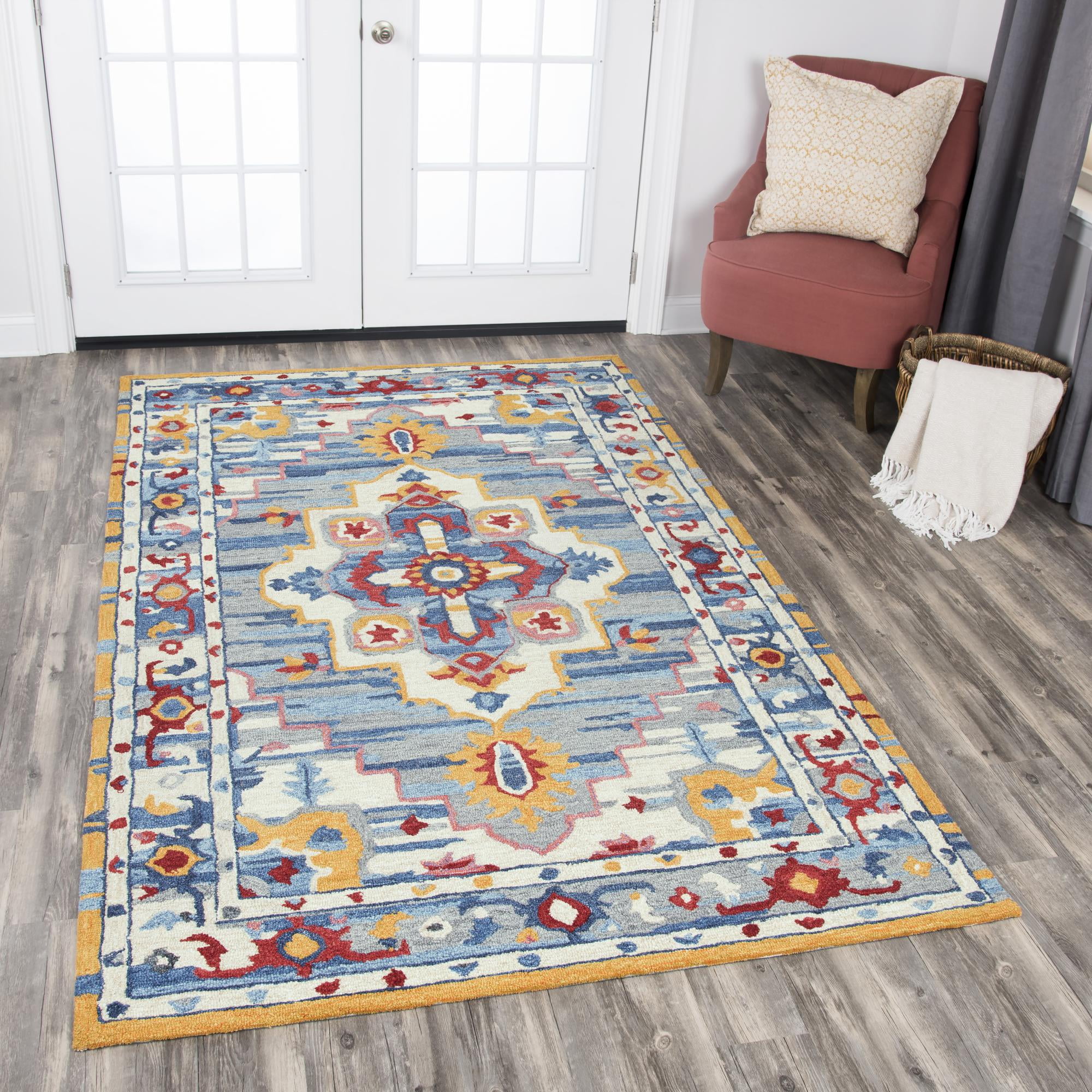 Rizzy Home ZI021B Natural 9' x 12' HandTufted Area Rug