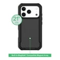 thumbnail image 2 of onn MagSafe Compatible Rugged Phone Case for iPhone 17 Pro - Black, 2 of 7