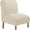 Beige, variant on SEase Armless Accent Chair Cover, Stretch Chair Slipcover Soft Slipper Chair Covers Furniture Protector Covers for Living Dining Room Beige