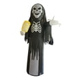 thumbnail image 1 of Modelo inflable Modelo inflable de Halloween Ligero Aterrador Poliéster Grim Reaper Prop para fiesta Jardín Patio, 1 of 9