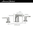 thumbnail image 5 of American Standard Studio S 2-Handle Deck-Mount Roman Tub Faucet for Flash Rough-in Valves in Polished Chrome, 5 of 6