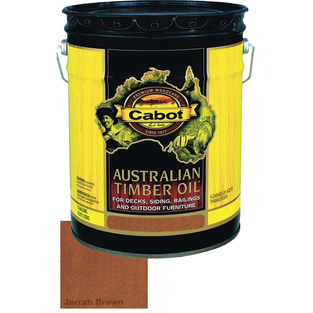 Cabot 3400 Series 3460 Timber Oil, Jarrah Brown, 5 gal Can Walmart