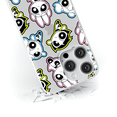 thumbnail image 4 of Mobile phone case for Samsung S21 FE original and officially Licensed The Powerpuff Girls pattern The Powerpuff Girls 022 adapted to the shape of the mobile phone, partially transparent, 4 of 5