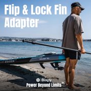 Bixpy Flip and Lock Fin Adapter for K-1 Motor, Replacement Fin Box Motor Mount for Kayaks and Paddle Boards, Compatible with Flip and Lock Fin Systems, Corrosion Resistant Design