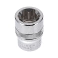 thumbnail image 1 of Unique Bargains 1 Pcs Socket de Impacto Herramienta de Hardware Duradera 38mm Tono Plateado Acero de Alto Carbono 6 Puntos 24mm para Reparación de Automóvil Motocicleta Dirtbike 1/2 Pulgada Drive, 1 of 1