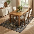thumbnail image 2 of Kzaei 5'x7' Area Rug for Living Room, Vintage Boho Soft Low-Pile Living Room Rugs, Stain Resistant Botanical Non-Slip Carpet for Girls Bedroom, 2 of 6