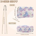 thumbnail image 4 of FORMRS Women Crossbody Purse with Chain Strap Vegan Leather Shoulder Handbag, Pink Skates, 4 of 7