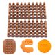 thumbnail image 1 of 1 Juego de sellos de estampado de arcilla polimérica con letras alfanuméricas de arte cerámico, sellos de troquel en relieve, herramientas de arcilla en relieve DIY, 1 of 5