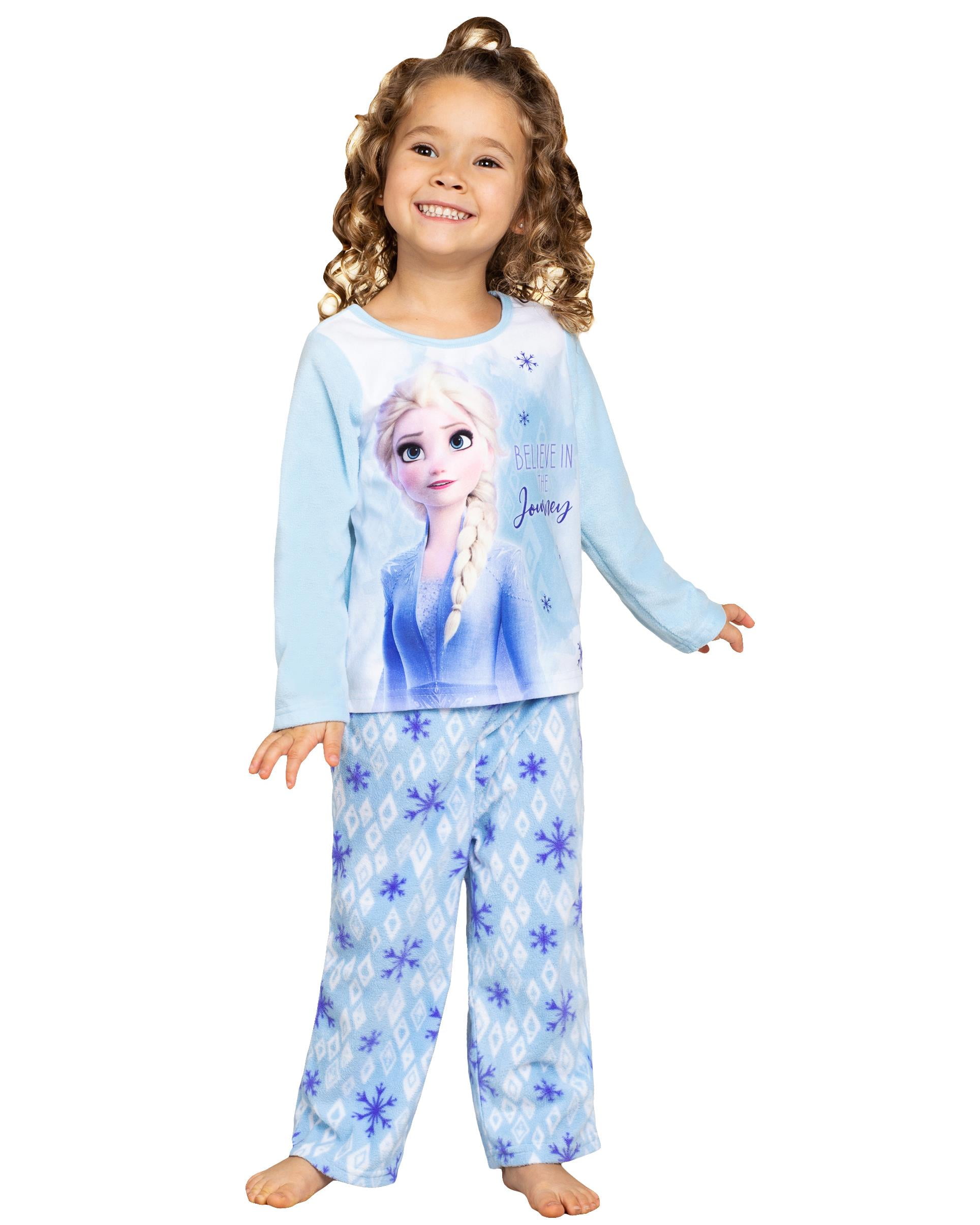 Disney Frozen Girls Pajamas 2 Piece Set TShirt Top & Pants Nice Soft Fabric CUTE 