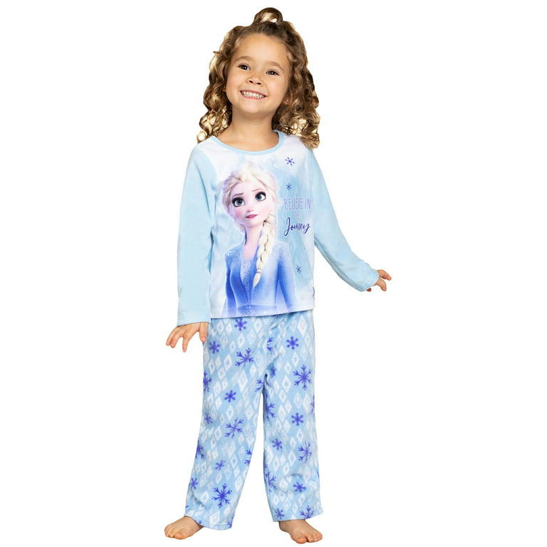 tint kern Strikt Frozen II Girls Pajama Top and Lounge Pants Sleepwear Set, Elsa, Size: 3T,  Disney - Walmart.com