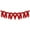 A, variant on ZCSKFIN Christmas Red Bow Garland Banner with 8 Pre-Strung Satin Ribbon Ornaments, Festive Decoration for Holiday Celebrations, Birthday Parties, and Graduation Events, Ready-to-Hang Design