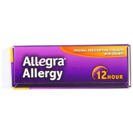 Allegra Allergy 12Hr Fast Relief Fexofenadine HCI Antihistamine 60 mg, 12ct