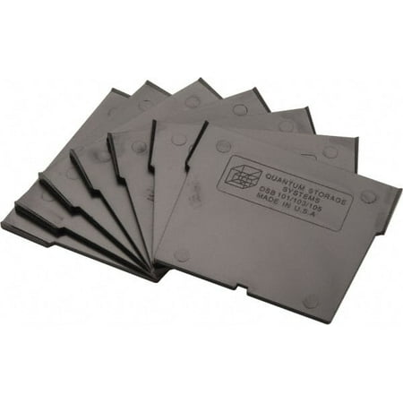 

50 Count Quantum Storage DSB101/103/105 Black Bin Dividers for QSB101/103/105