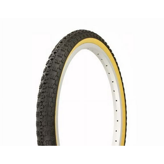Tire Duro 20" x 1.75" Black/Gum Side Wall. lowrider bike tire, lowrider bicycle tire, bmx bike tire, chopper bike tire