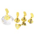 thumbnail image 1 of Worallymy - Soporte para puntas de uñas, 6 uds., aleación de diamantes de imitación para decoración de uñas, soporte para puntas de salón, herramienta de manicura para práctica DIY, transparente Worallymy JD735800169, 1 of 7