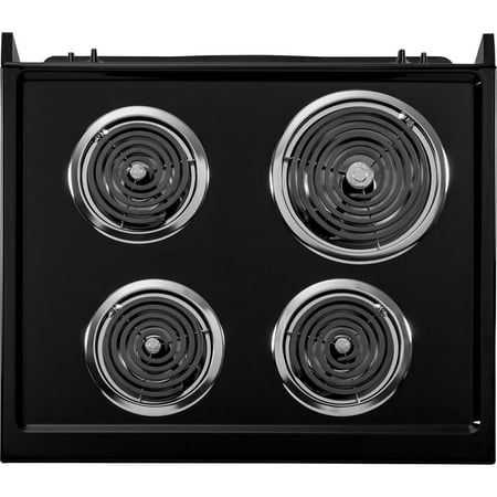 GE - 3.0 Cu. Ft. Self-Cleaning Drop-In Electric Range - Black