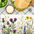 thumbnail image 3 of AshasdS Wildflower Garden Linen Table Mats Set of 4 12x18 inch for Spring Summer Home Table Decor, 3 of 5