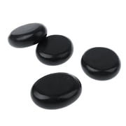 Dualoai Set 8x Massage Stones Natural Basalt Warmer Rocks Spa Guasha Energy Stones for