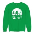 thumbnail image 5 of Alien Bigfoot Loch Ness Monster Moon Sweatshirt Funny Space UFO Hunter Sasquatch Yeti Dinosaur Nerd Believe Crewneck, 5 of 7