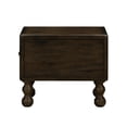thumbnail image 4 of Yesurprise Narrow End Table, Night Stand with Drawer, Solid Wood Frame Waterproof Modern Minimalist End Side Table with Rivet Decoration for Bedroom Living Room Small Spaces, 4 of 8