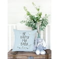 thumbnail image 2 of Awkward Styles Nursery Decorative Pillow Covers Be Happy My Baby Throw Cushion Case, 2 of 2