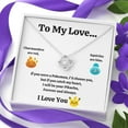 thumbnail image 3 of To My Love 5 Necklace, Valentine Couple Gift, Anniversary Birthday Pendant Gift, Gift For Him, Gift For Her, Happy Father Day Mother Day Gift, 3 of 3