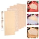thumbnail image 2 of rollos de papel kraft estampado con cuerdas para envolver regalos navideños: material decorativo para fiestas navideñas., 2 of 5