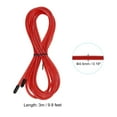 thumbnail image 2 of Uxcell 10Ft Speed Jump Rope Replacement Cable 4.5mm Professional Skipping Rope Replacement Red 4 Pack, 2 of 6