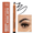 Charcoal Gray, variant on RUBY VIBE CO Aluminum Wood Eyebrow Pencil with Grooming Brush, Charcoal Gray 0.042 oz