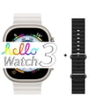 thumbnail image 1 of Hello Watch-reloj inteligente Original de 3 generación para hombre, pulsera de Fitness con Pantalla AMOLED de 2,04 pulgadas, 4GB de ROM, NFC, brújula, para Android e IOS, 1 of 4
