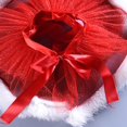 thumbnail image 4 of Niños Niñas Hilo de red Lentejuelas brillantes Tul Mini falda tutú Tema navideño Princesa Pettiskirt Diadema Fiesta Festival Disfraz Ropa de baile, 4 of 5